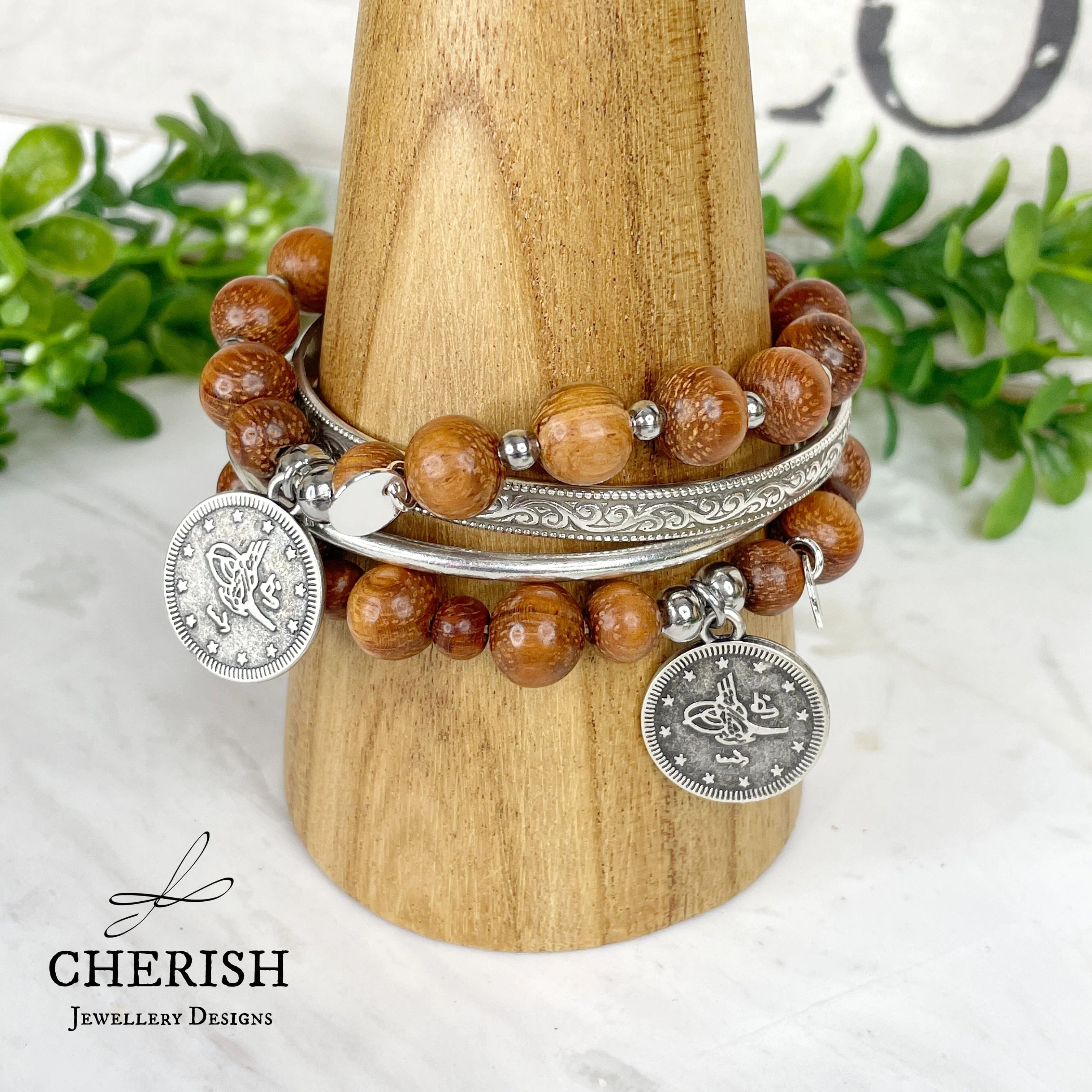 Alara Timber Bracelet - Silver or Gold - Image 6