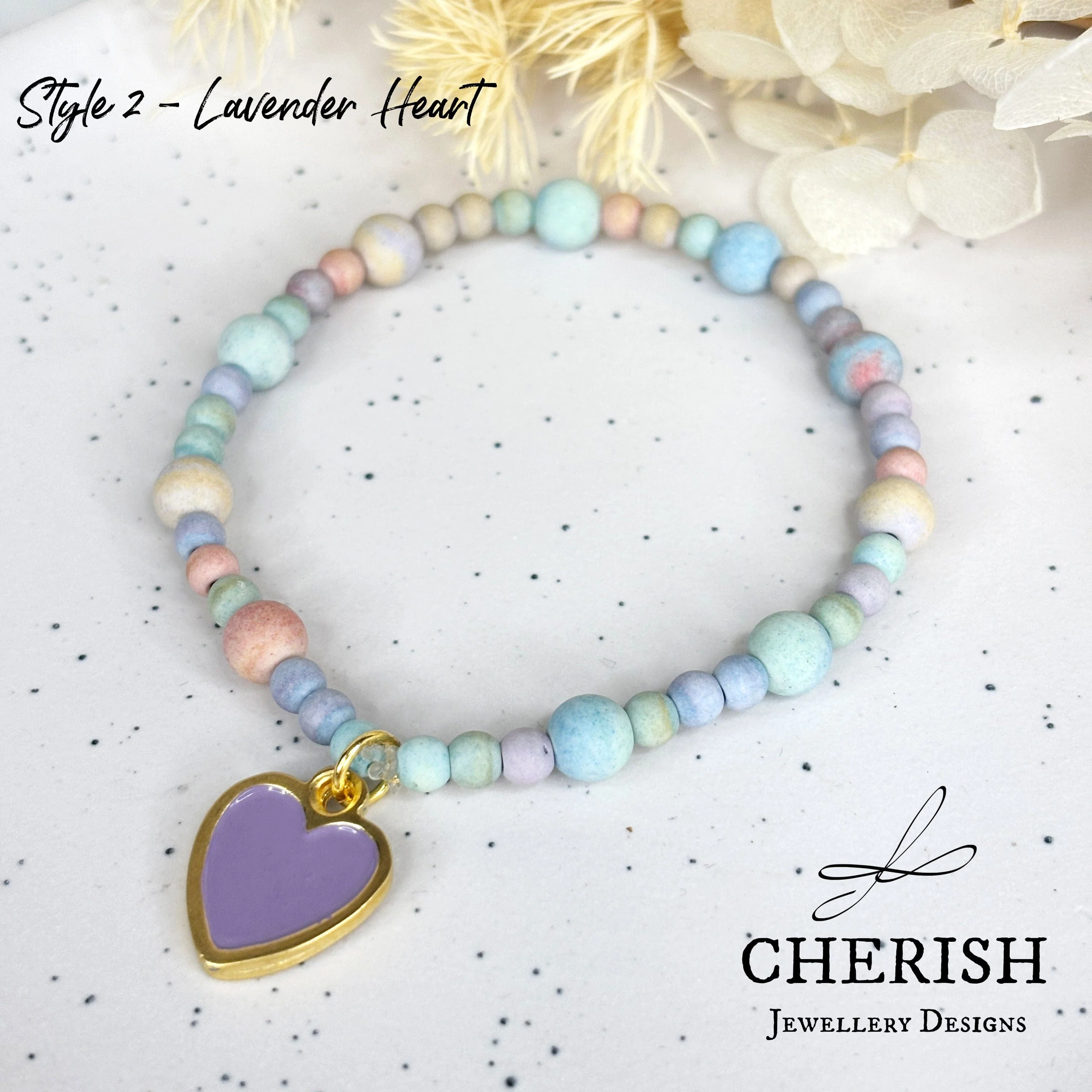 Anastasia - Enamel Heart Bracelet - Image 4