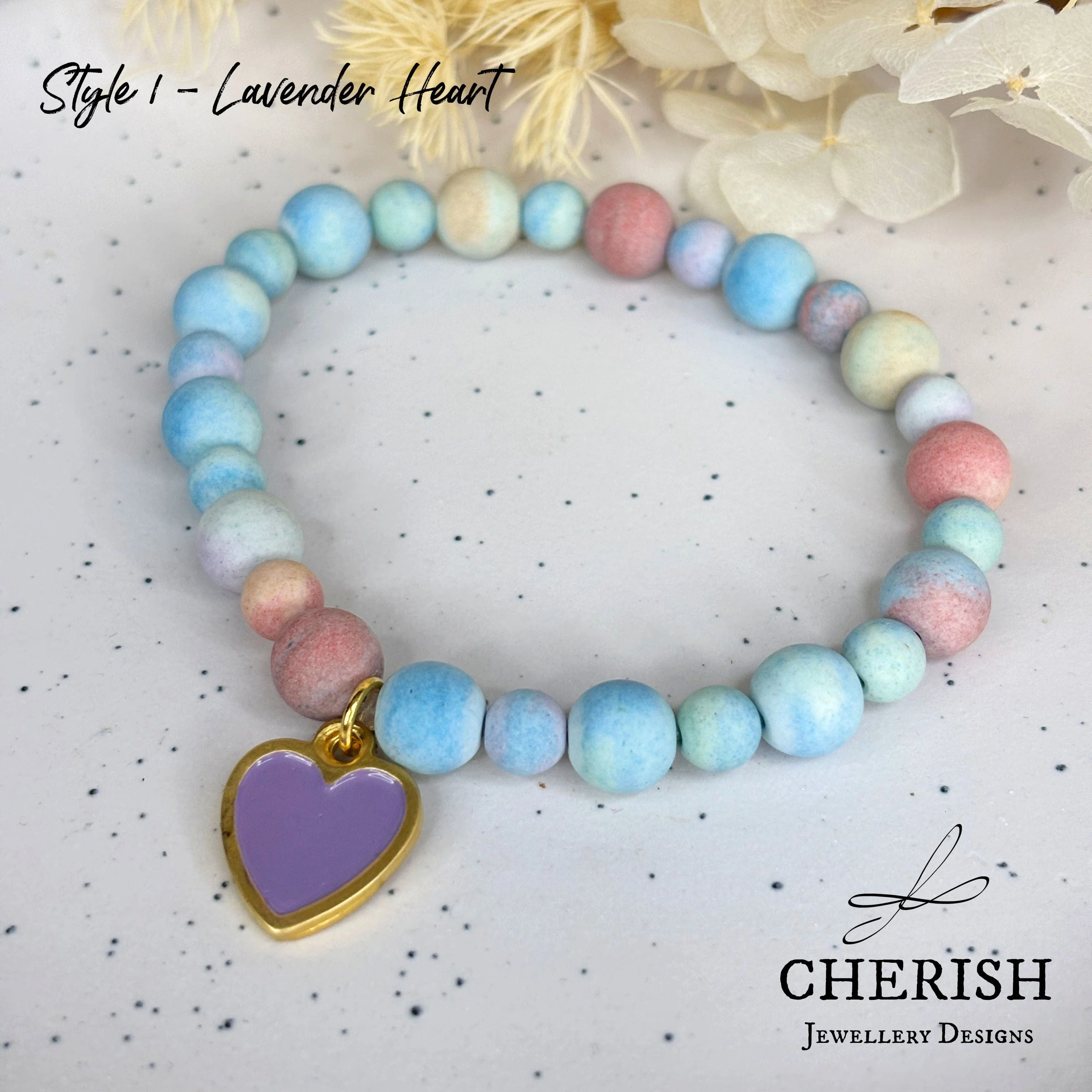 Anastasia - Enamel Heart Bracelet - Image 5