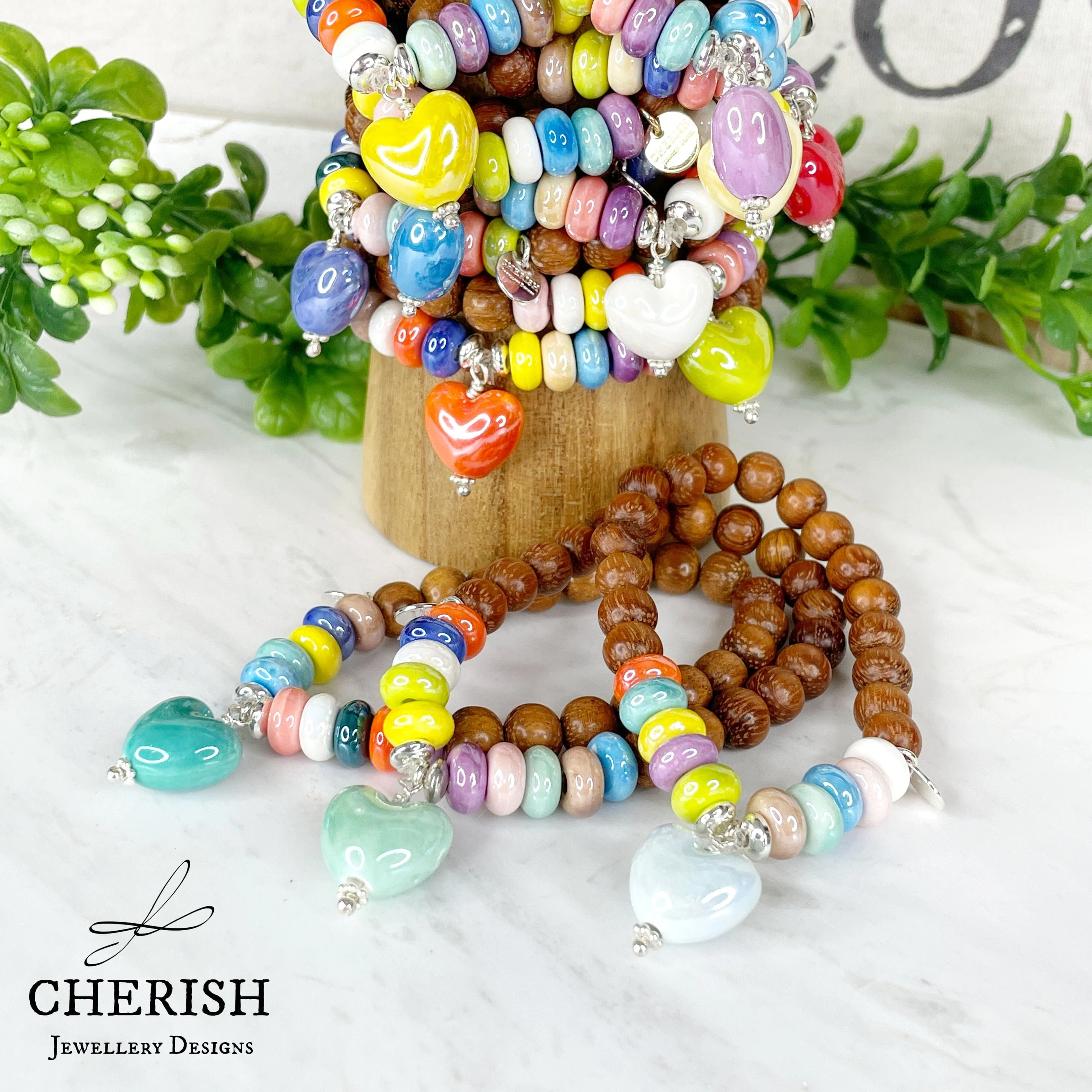 Aya Rainbow Porcelain Bracelets - 10 colours - Image 11