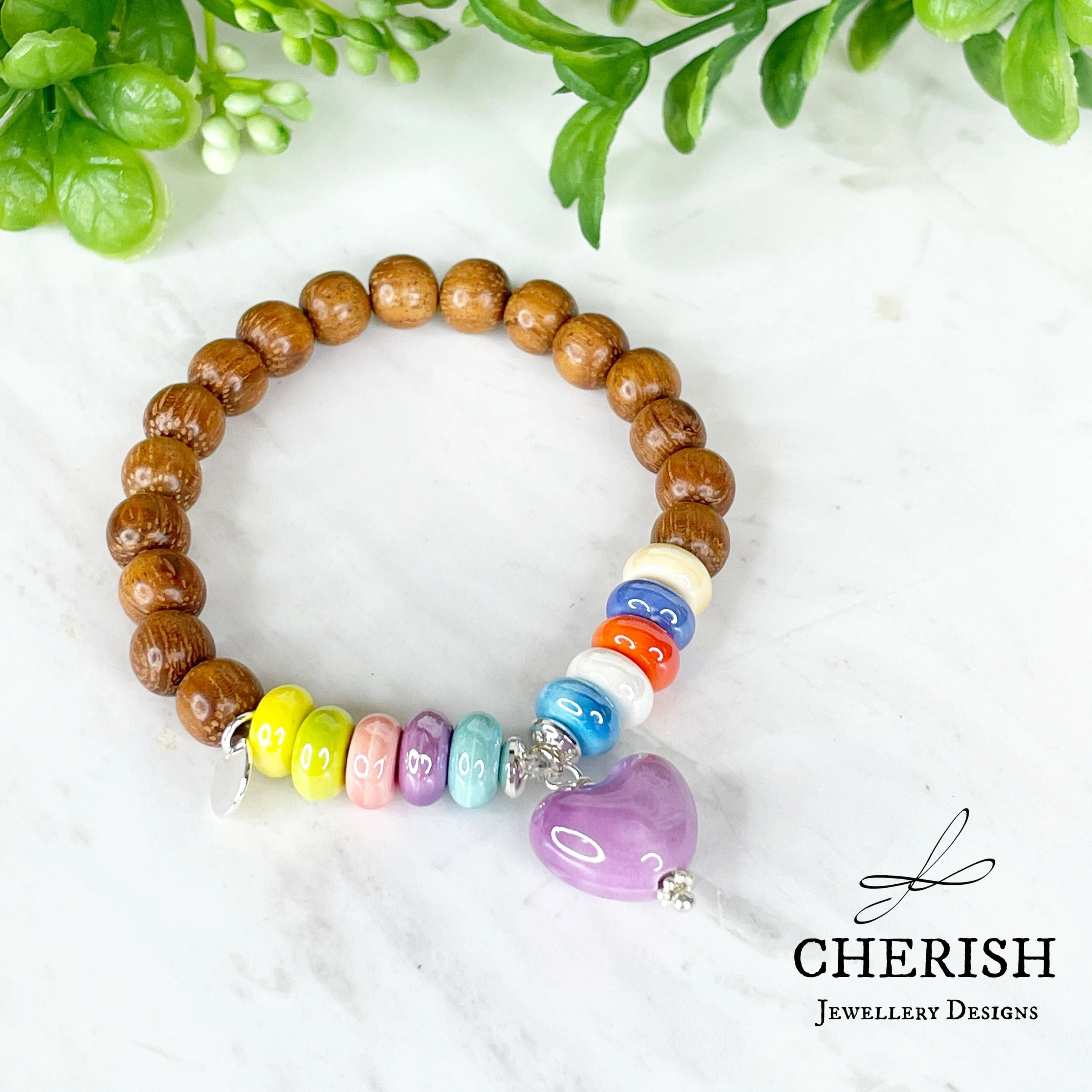 Aya Rainbow Porcelain Bracelets - 10 colours - Image 8