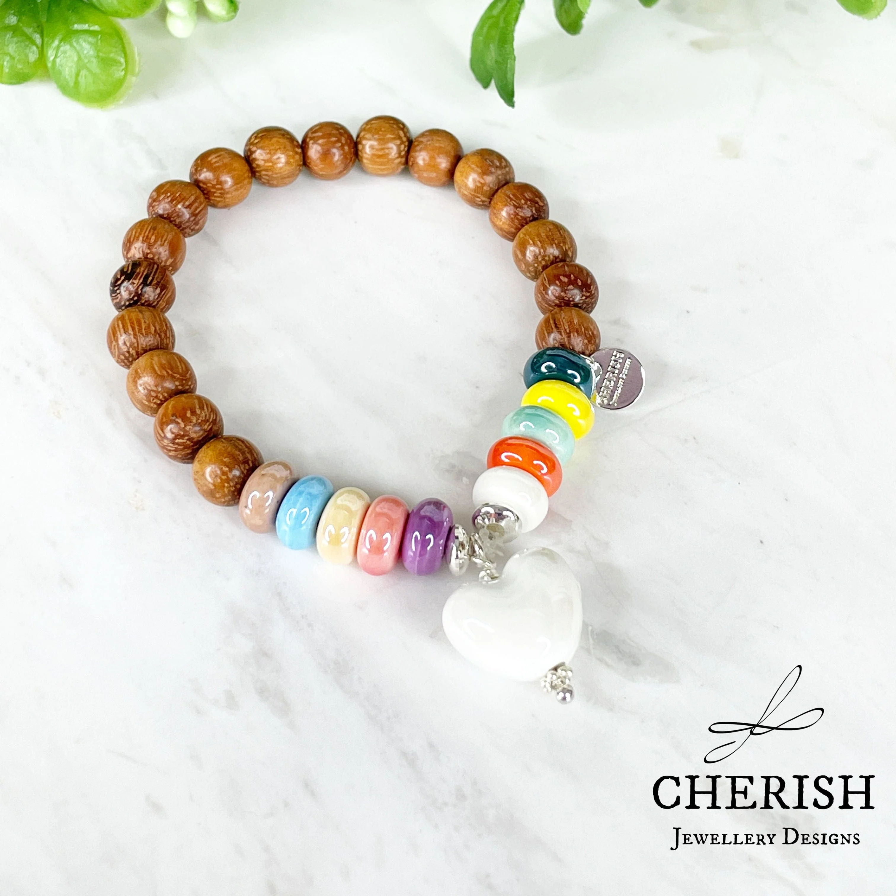 Aya Rainbow Porcelain Bracelets - 10 colours - Image 9