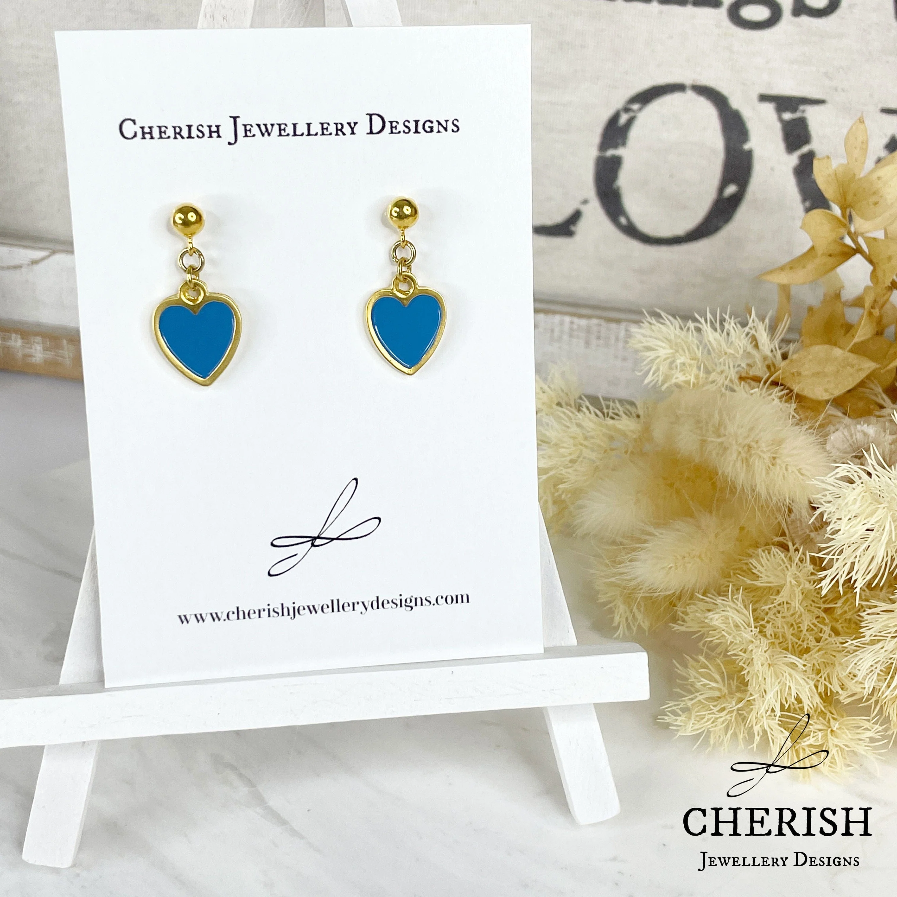 Colour my Heart Earrings - 4 colours - Image 2