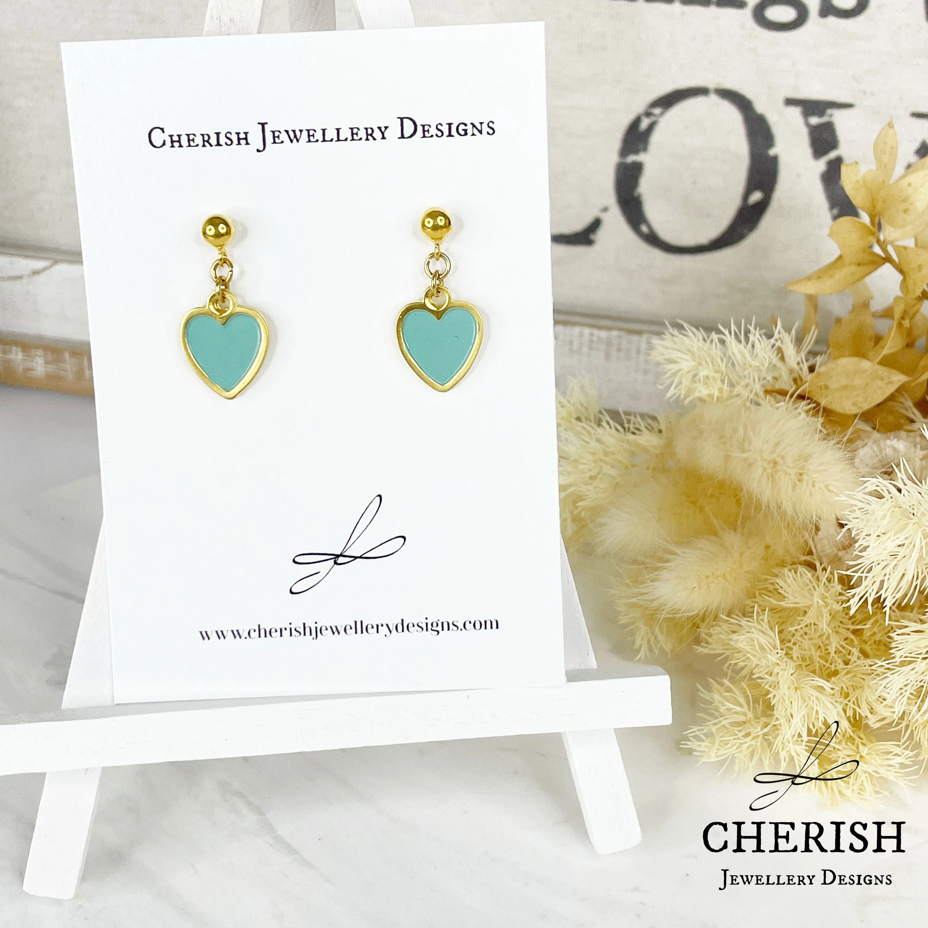 Colour my Heart Earrings - 4 colours - Image 3