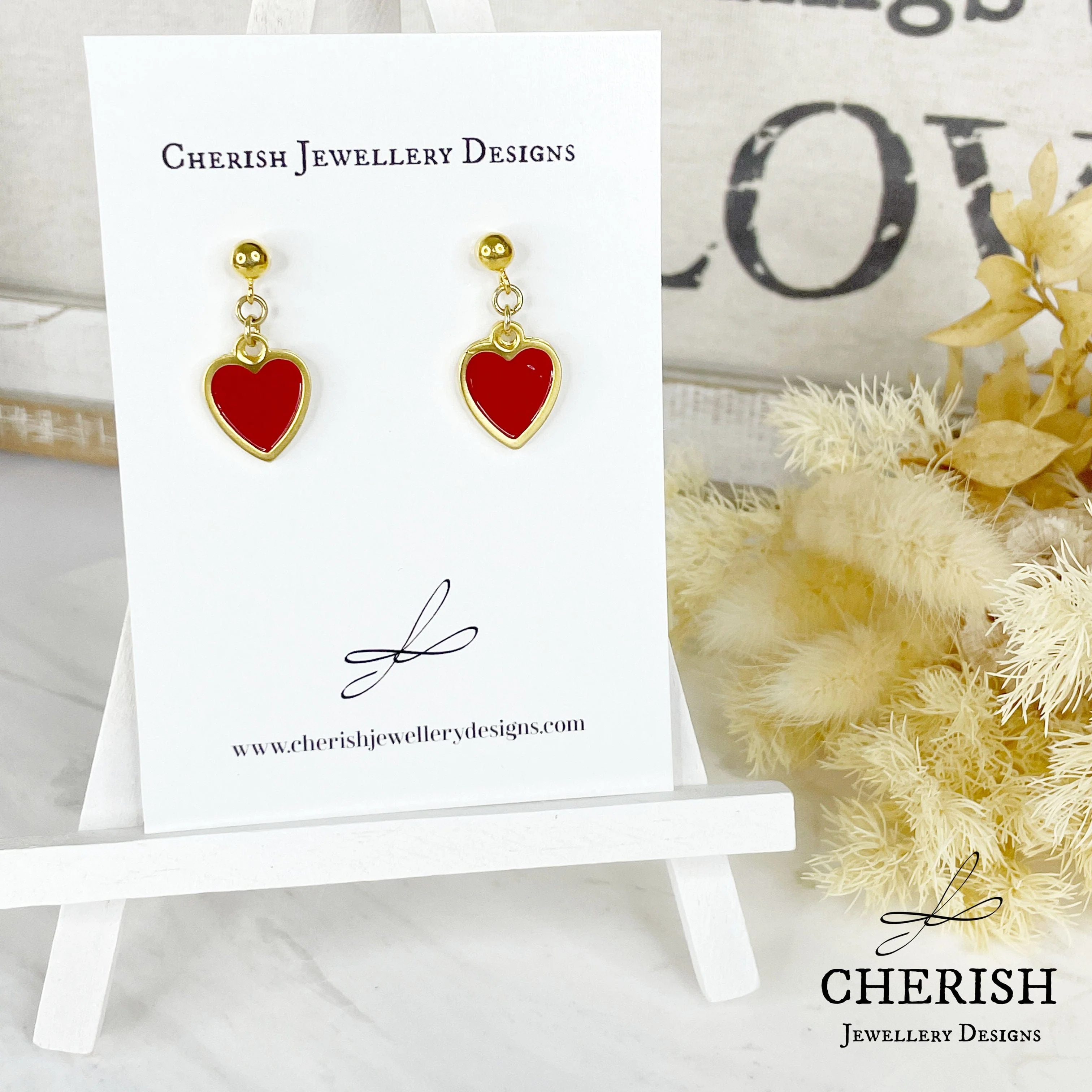 Colour my Heart Earrings - 4 colours - Image 5