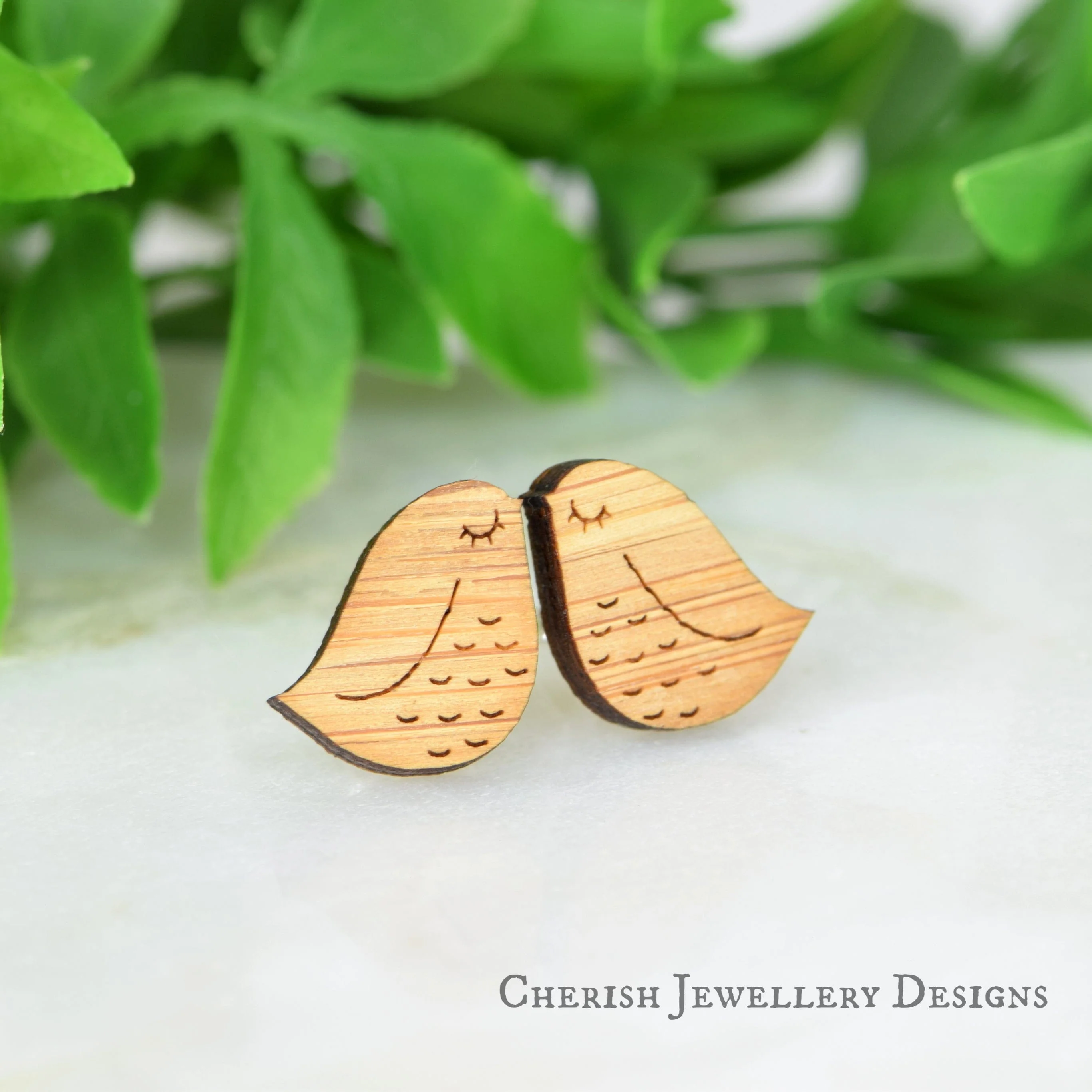 Love Birds Stud Earrings
