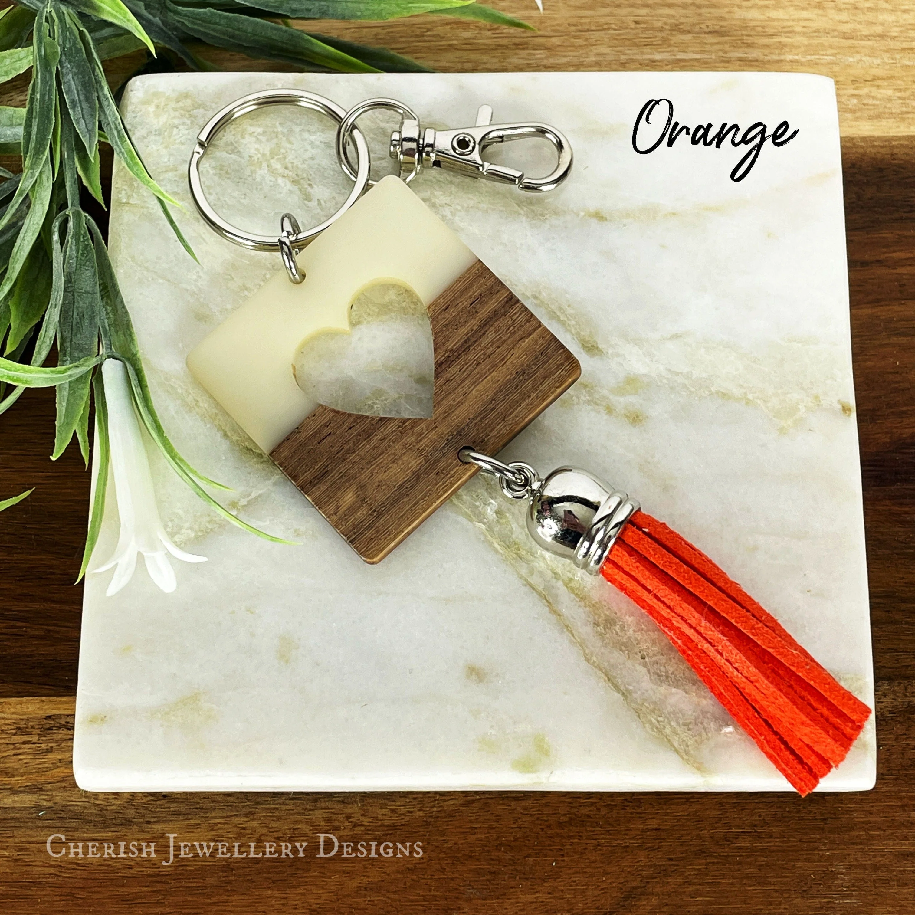 Cut Out Heart Keychain - Image 7
