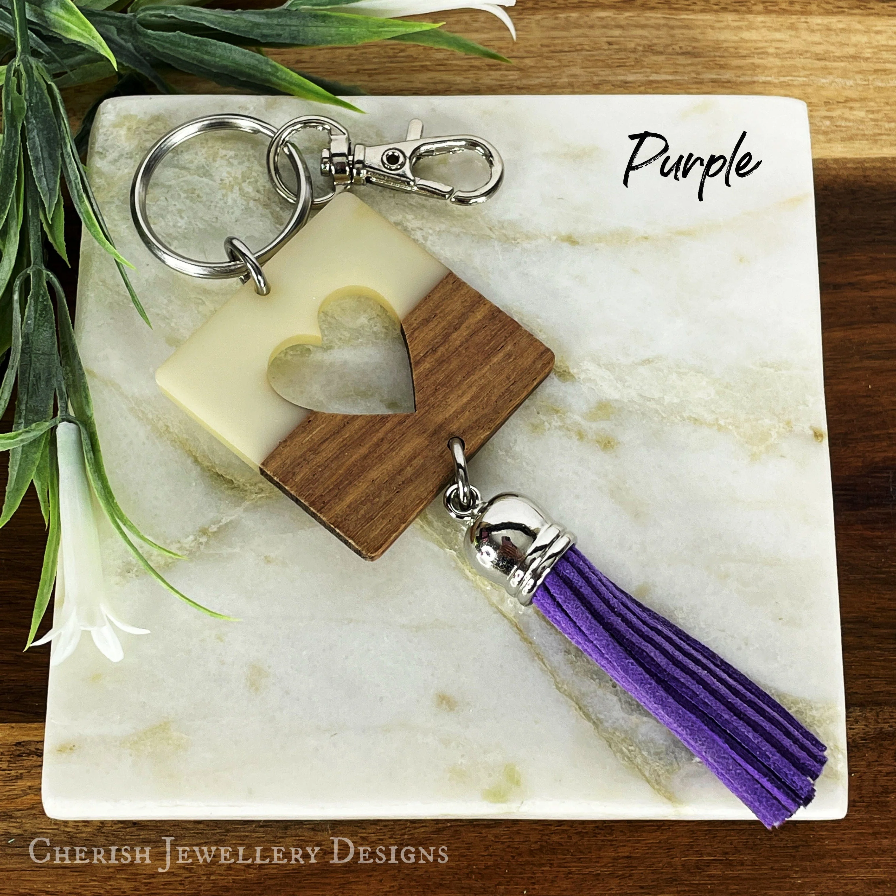 Cut Out Heart Keychain - Image 9