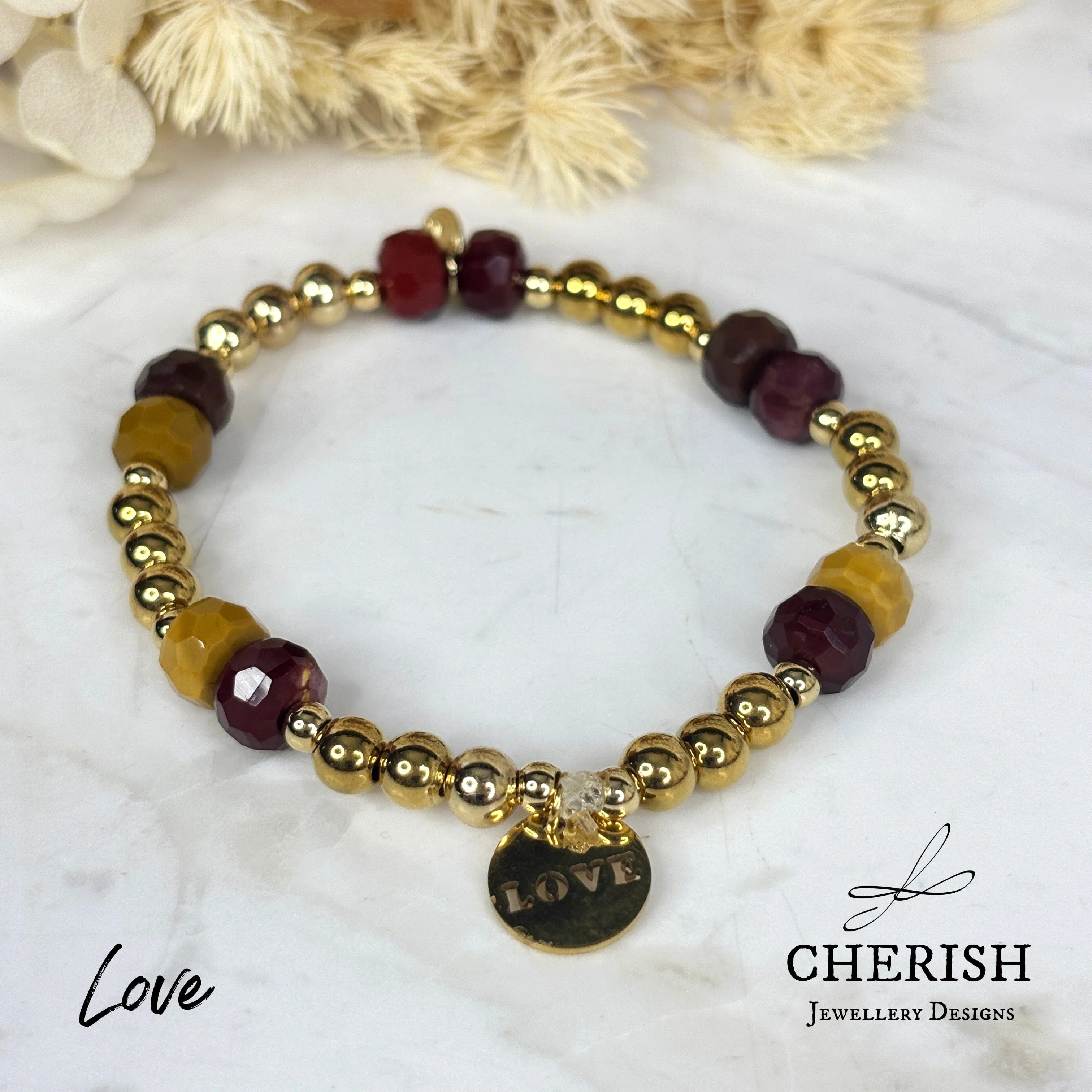 Gemma Gemstone Bracelets - Mookite - Image 2