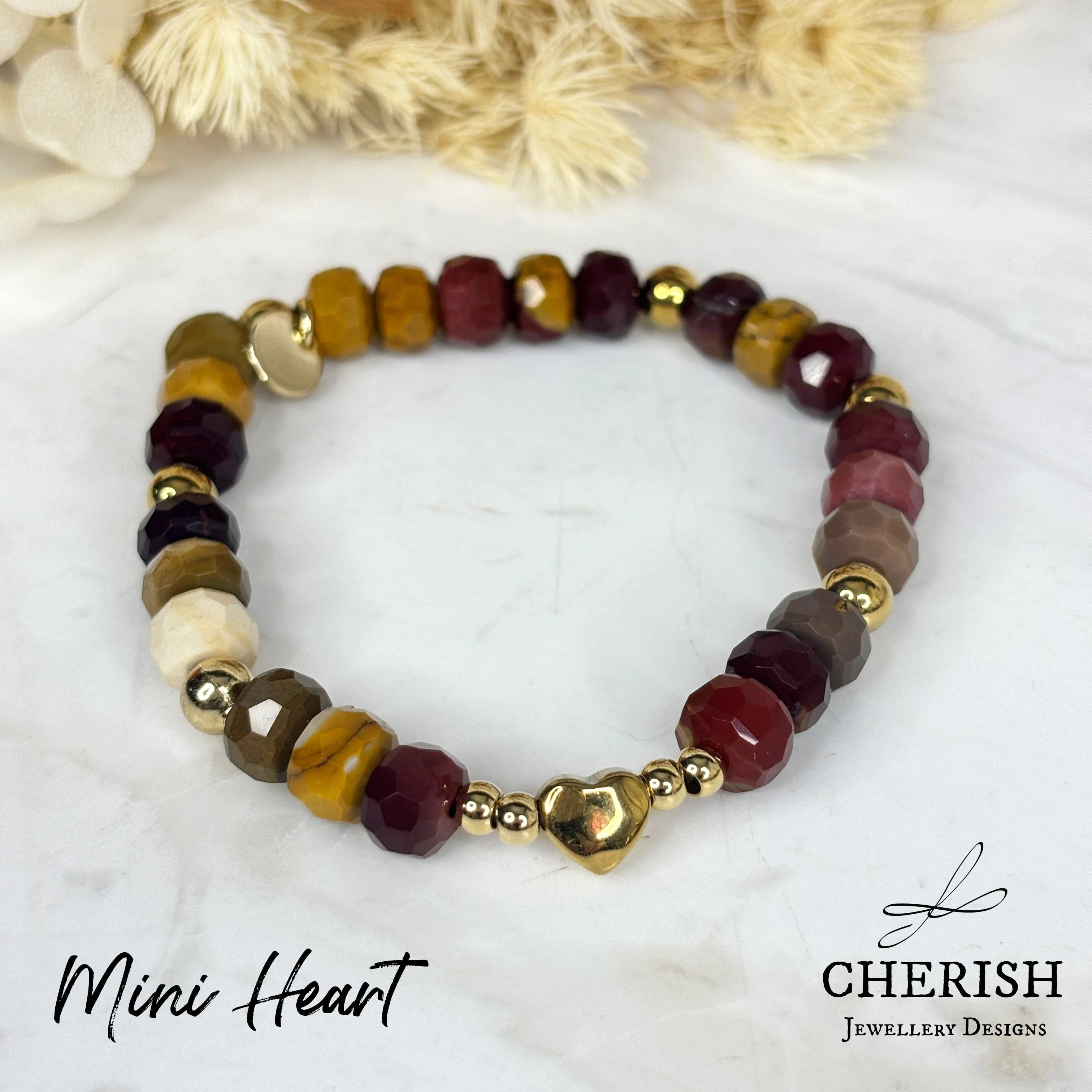 Gemma Gemstone Bracelets - Mookite - Image 3