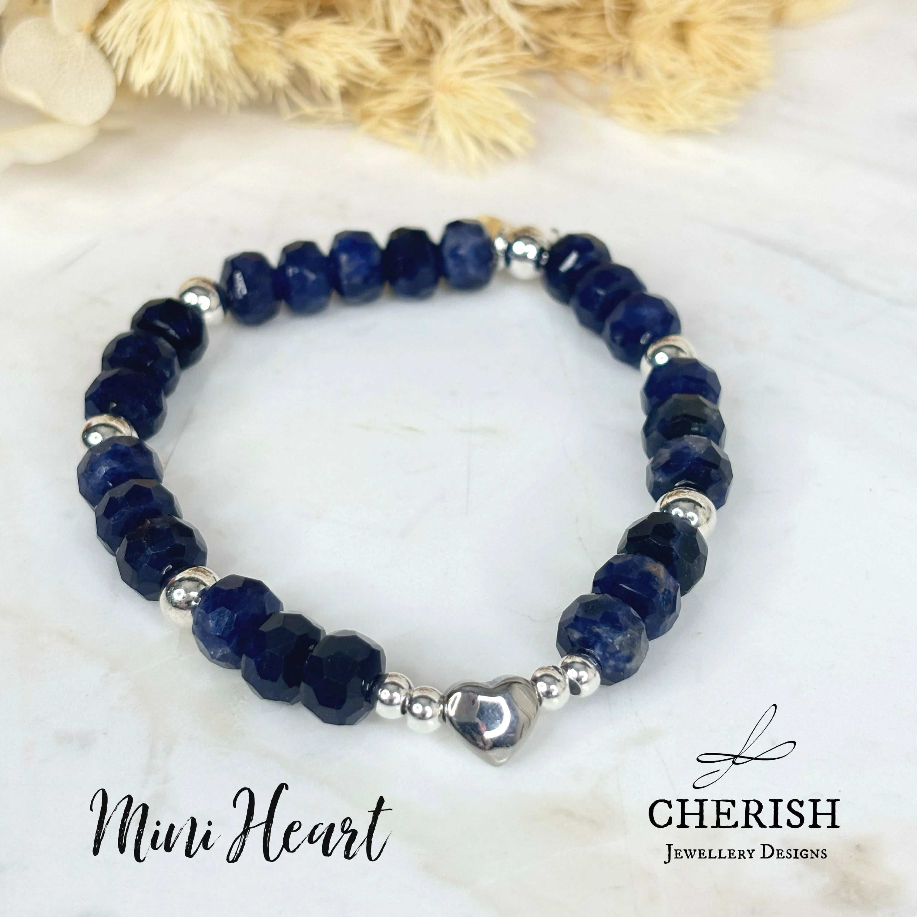 Gemma Gemstone Bracelets - Sodalite - Image 4