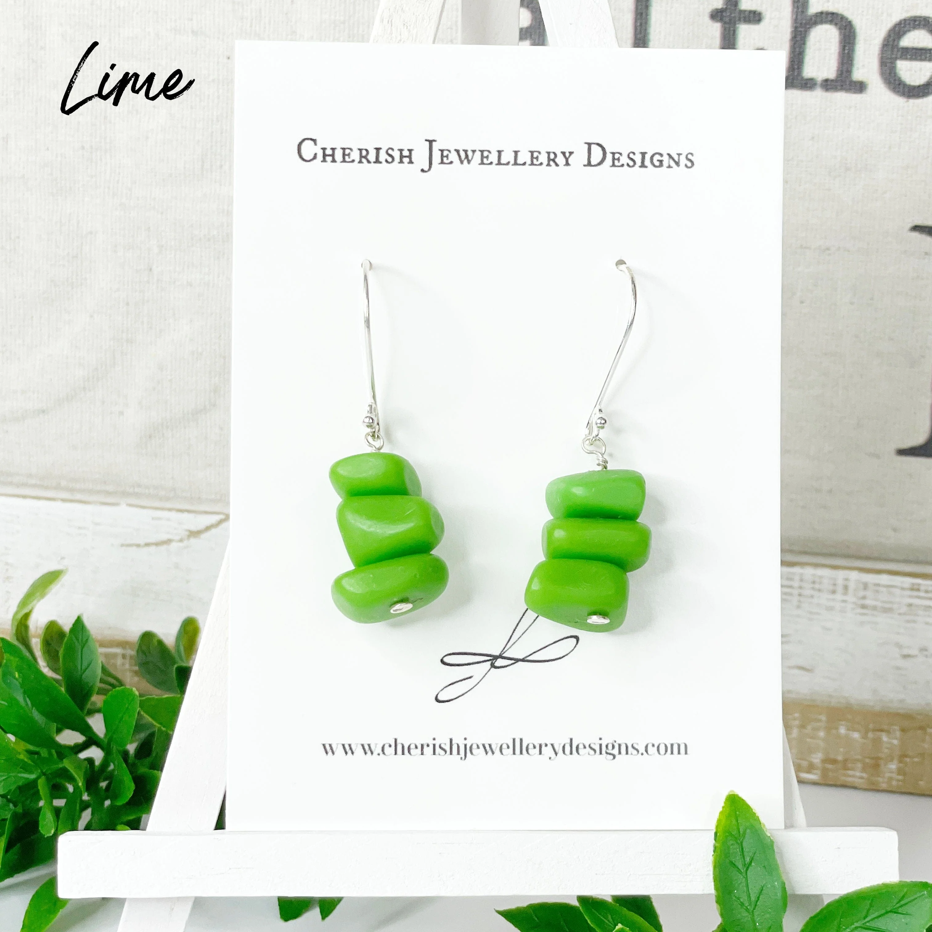 Giana Resin Earrings (8 colours available) - Image 5