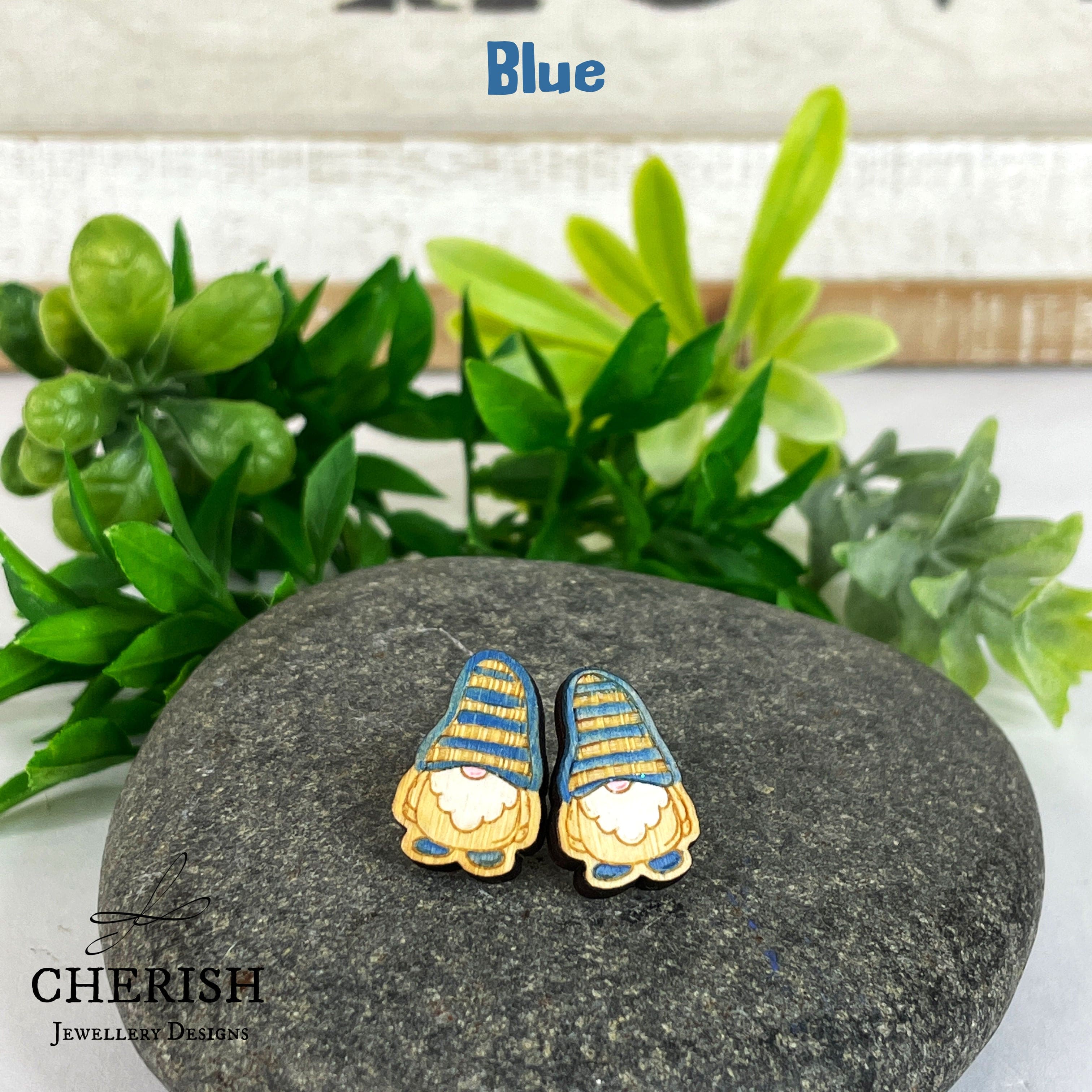 Gnome Stud Earrings - Image 2