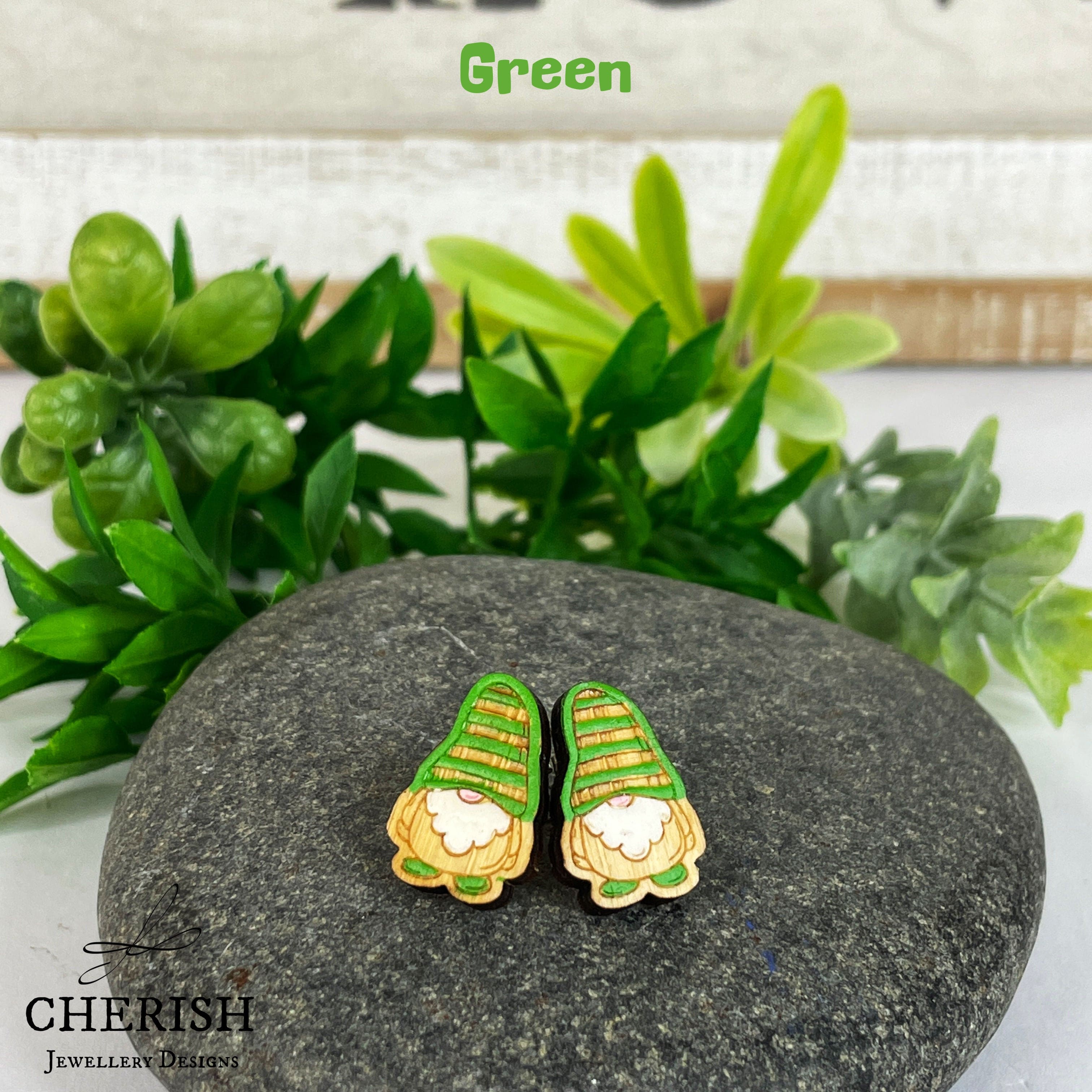 Gnome Stud Earrings - Image 3
