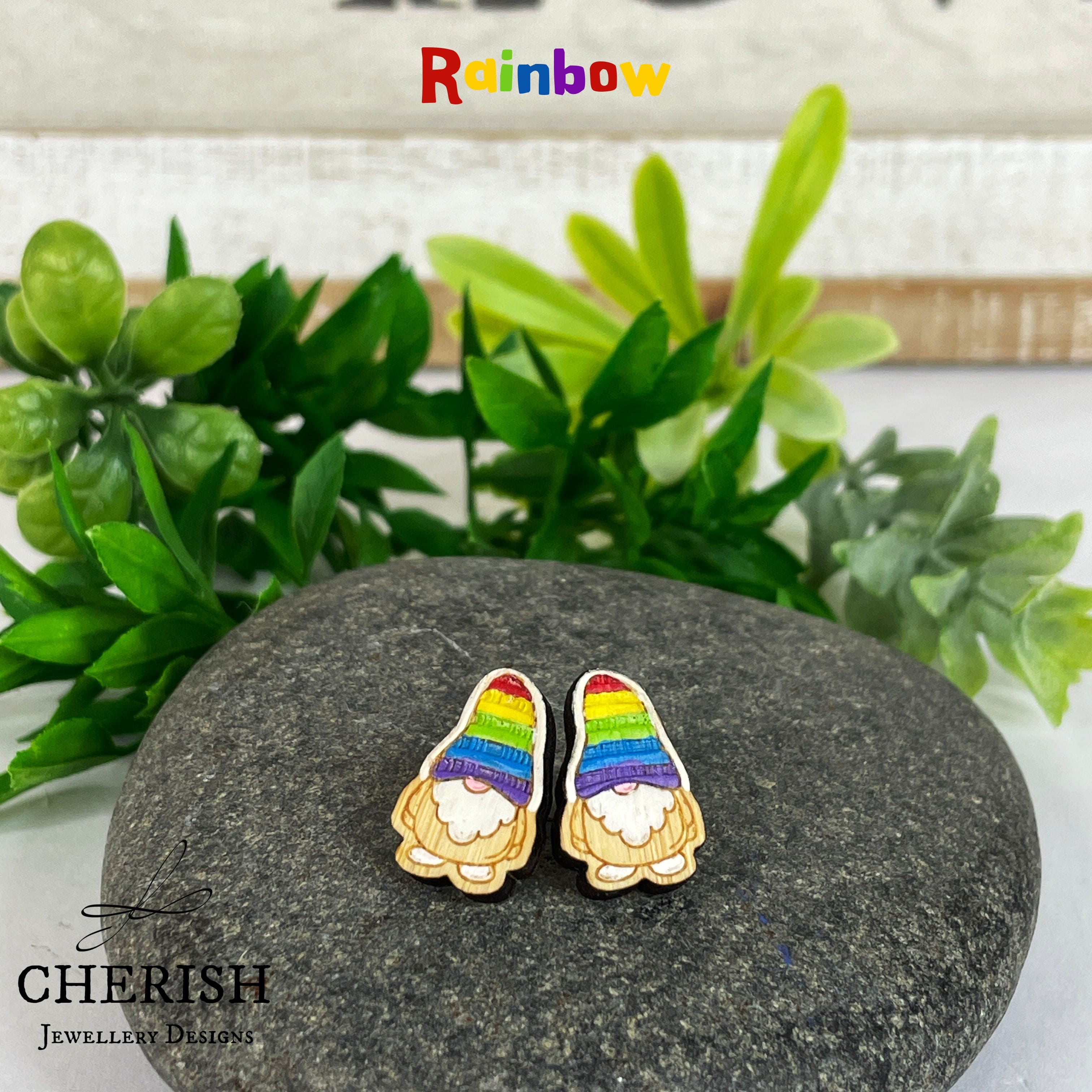 Gnome Stud Earrings - Image 6