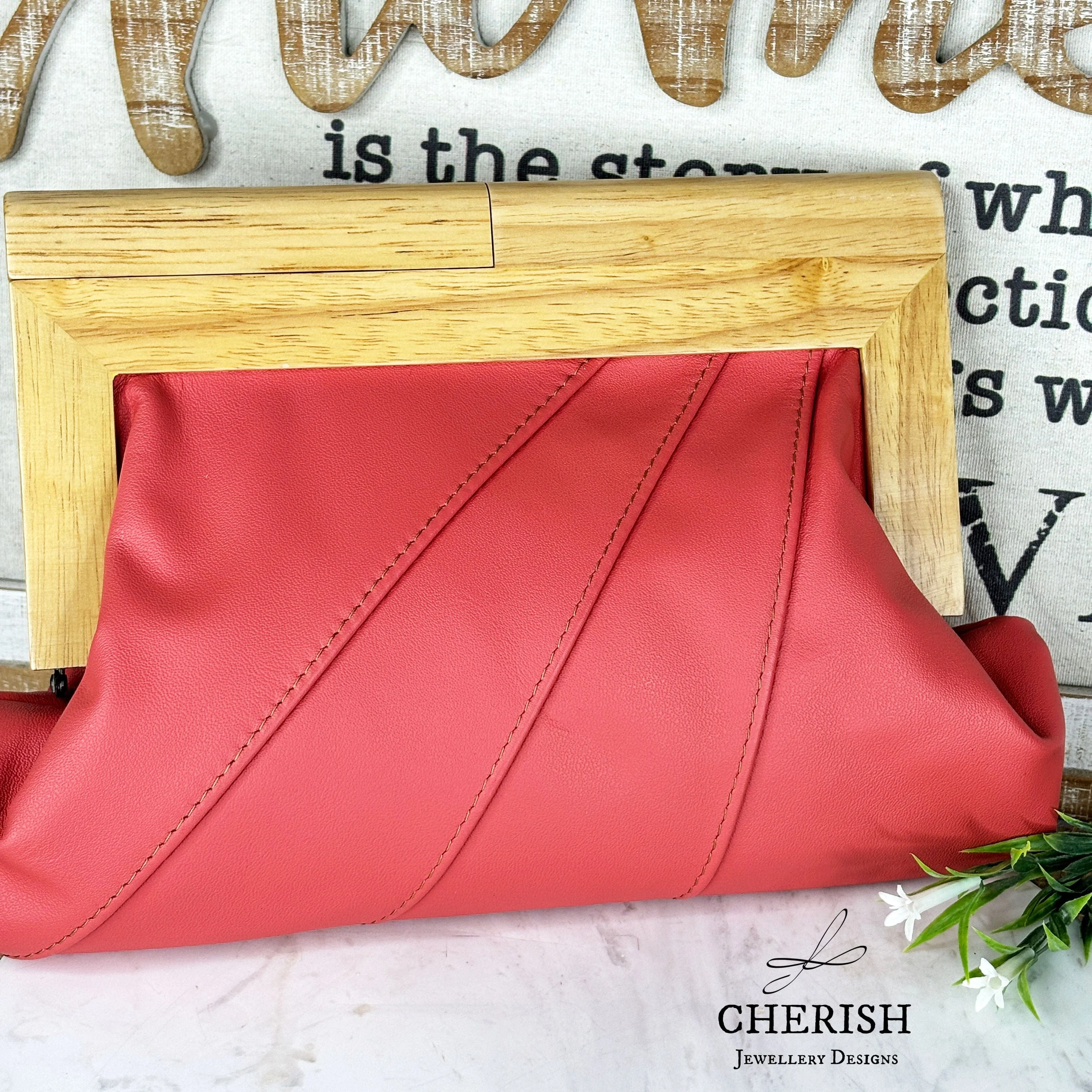 Leather timber clutch - Image 12