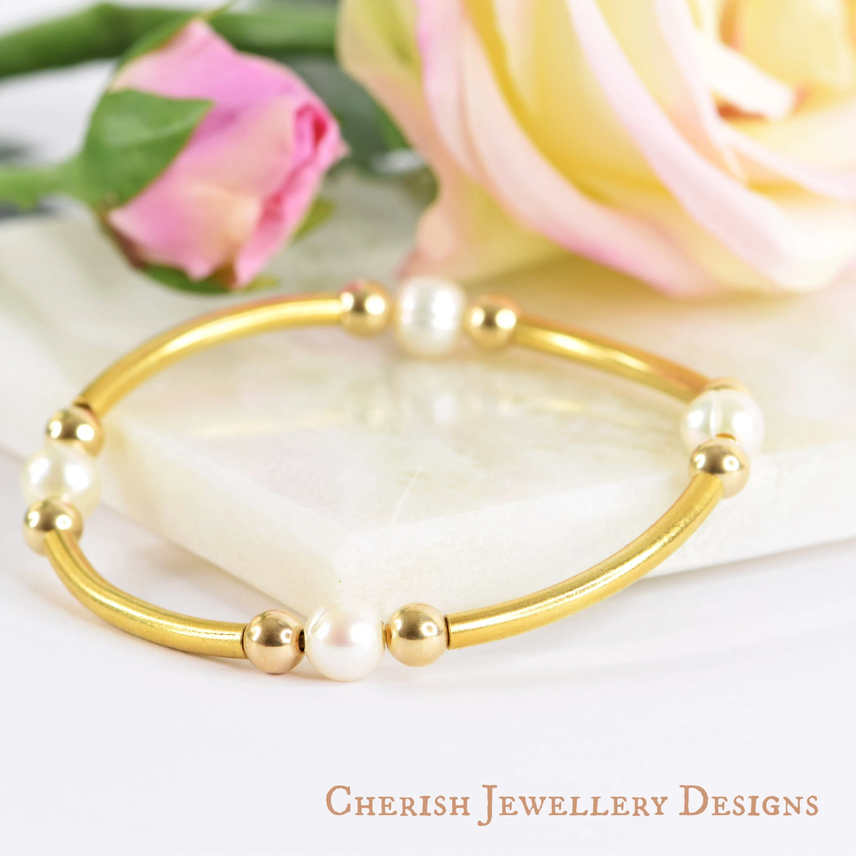 Madison Pearl Bracelet - Image 4
