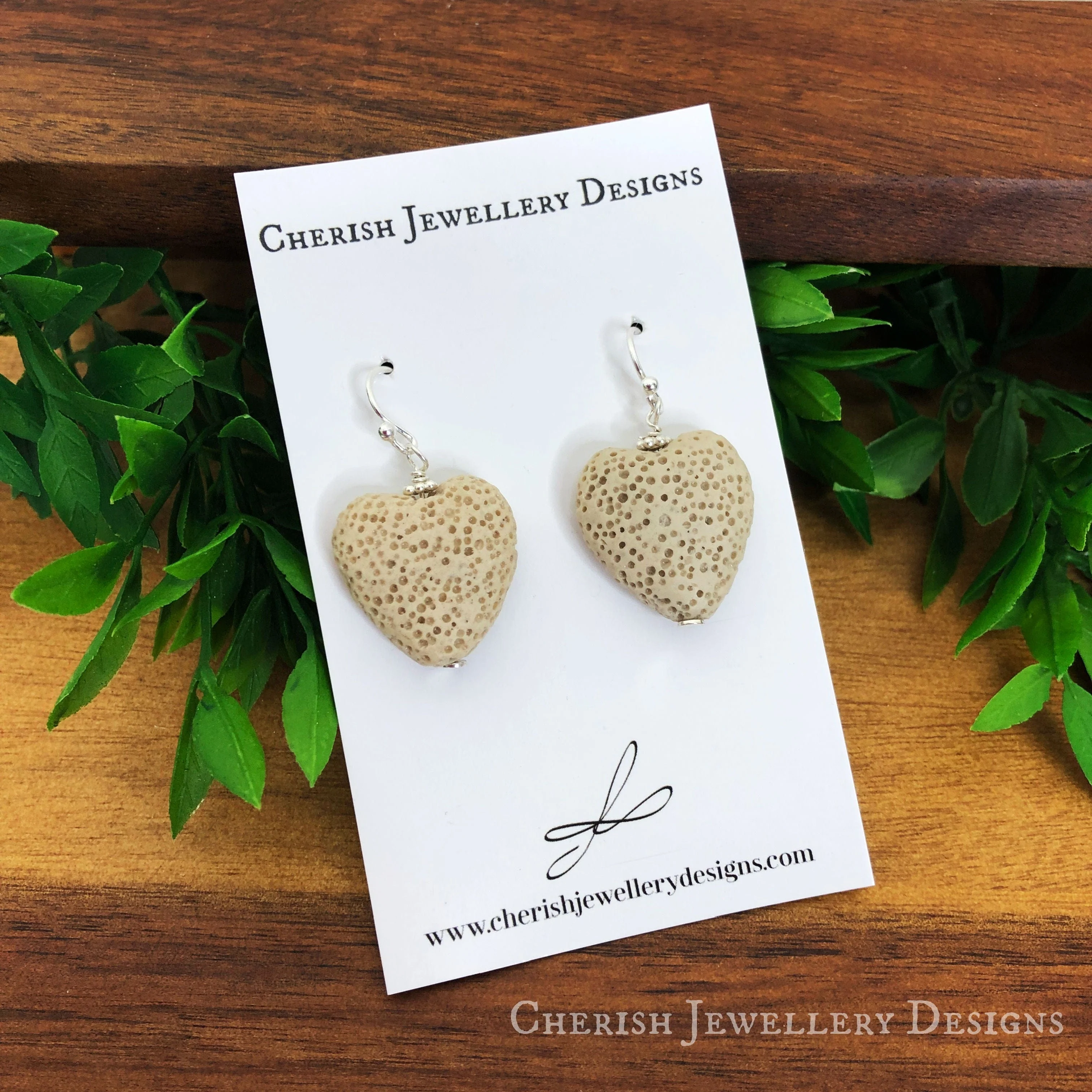 Mini Lava Heart Earrings - Image 11