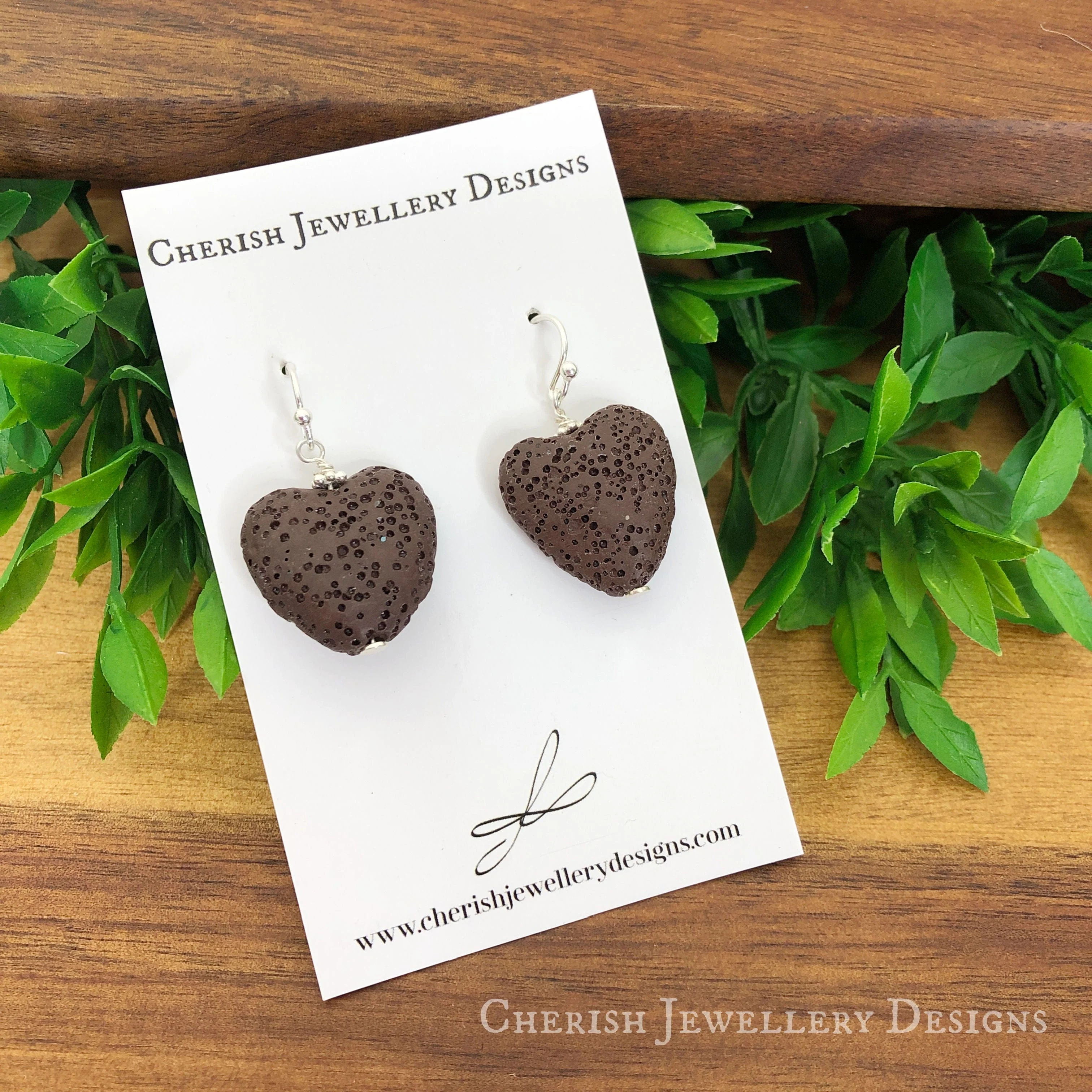 Mini Lava Heart Earrings - Image 12