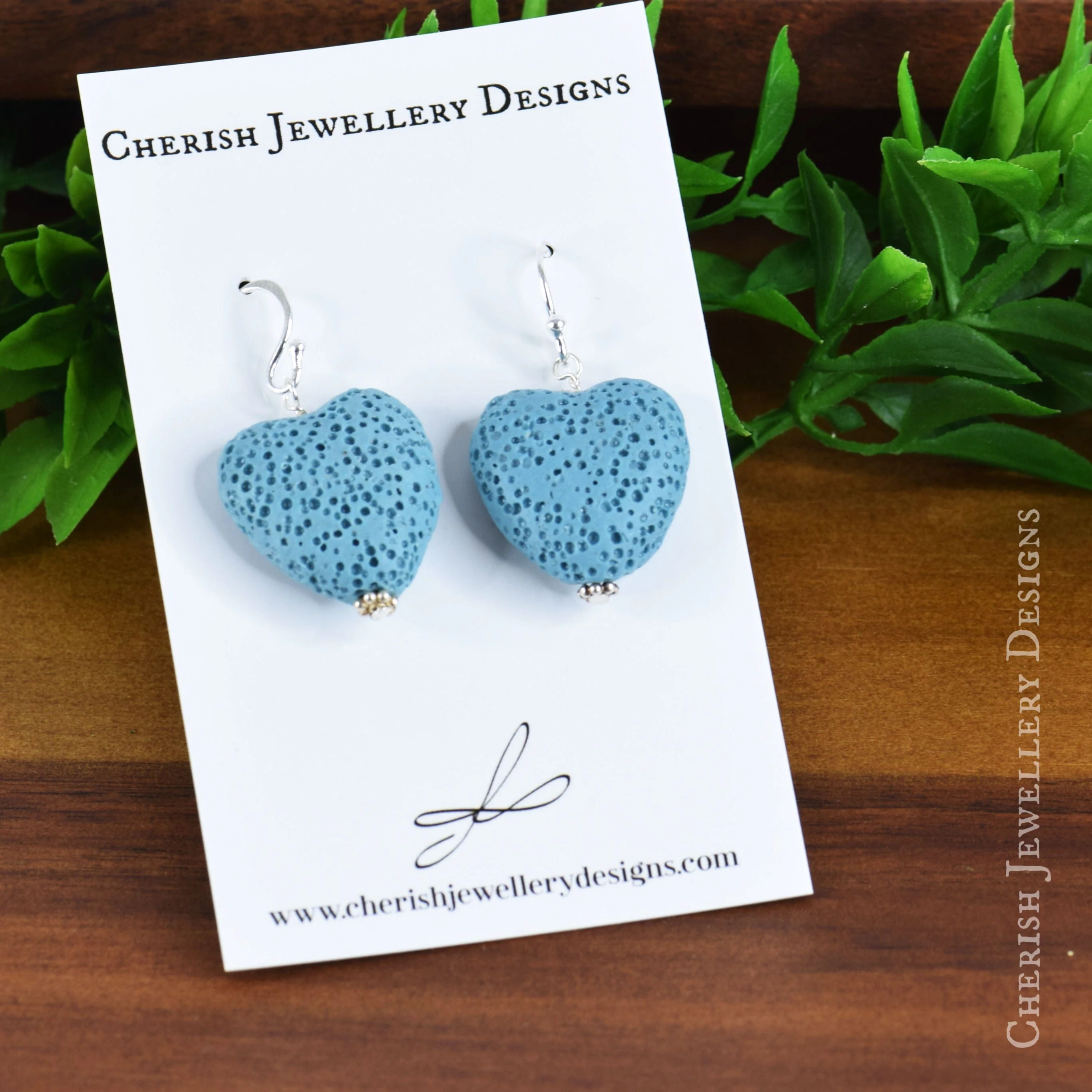 Mini Lava Heart Earrings - Image 5