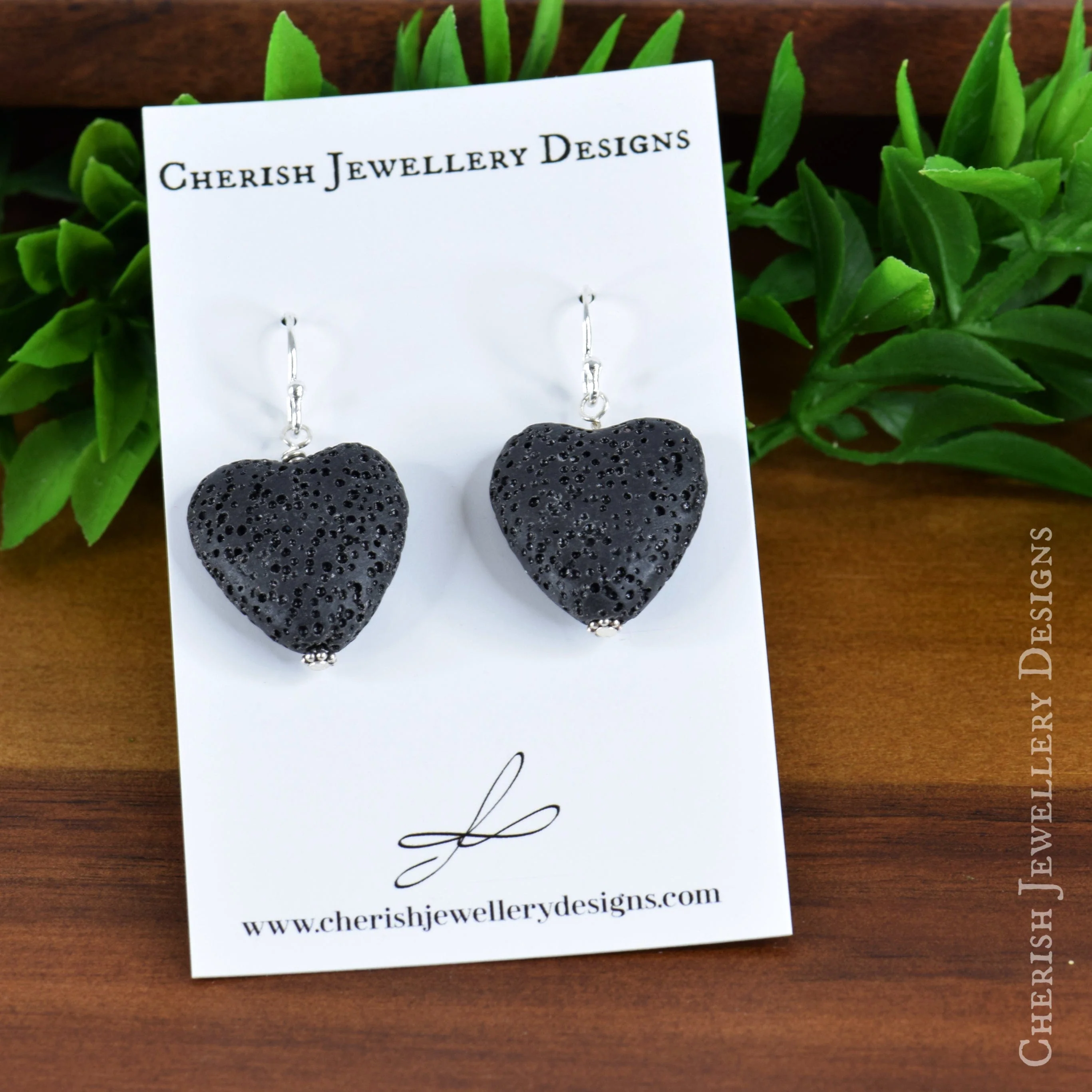 Mini Lava Heart Earrings - Image 9