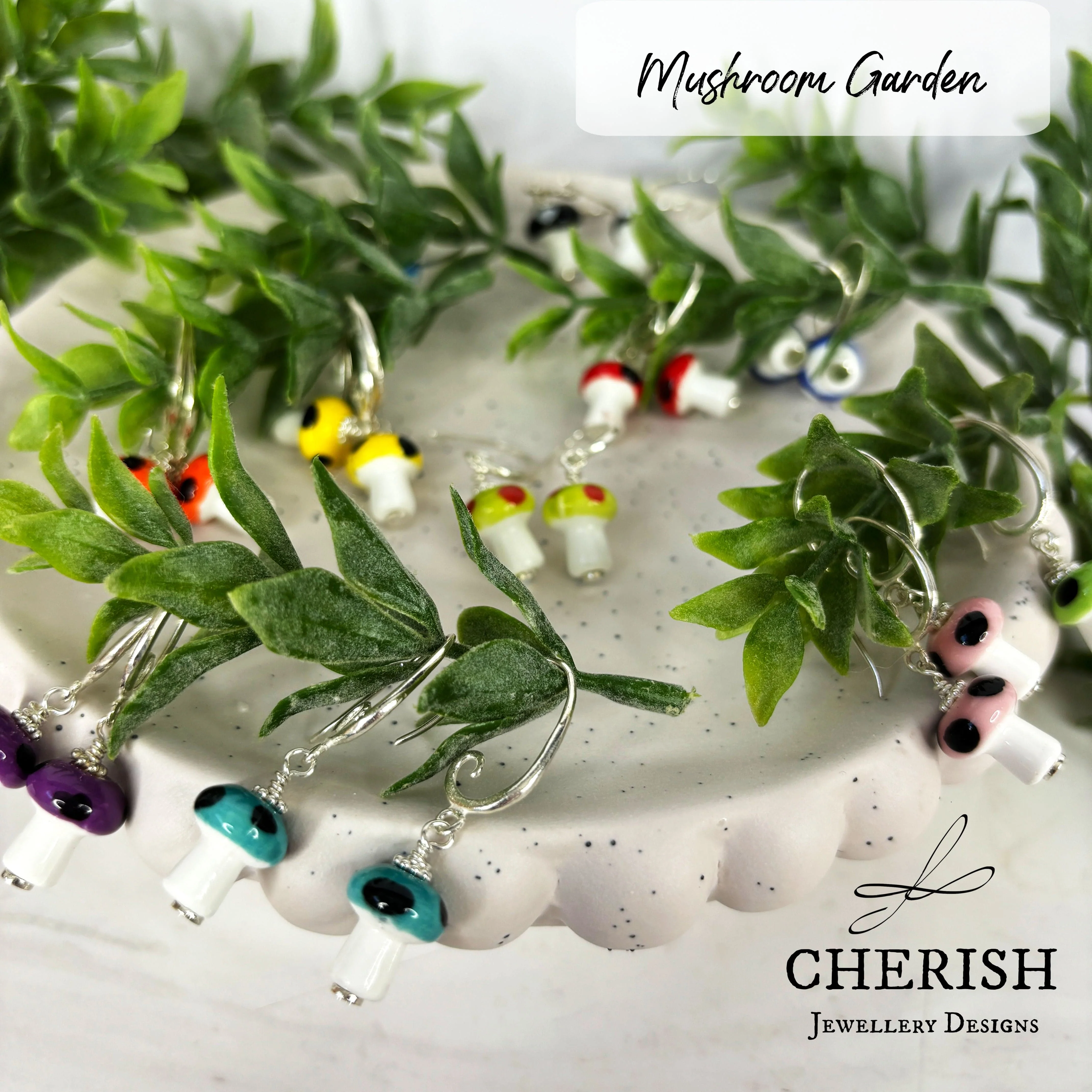 Mini Mushroom Earrings - Image 12