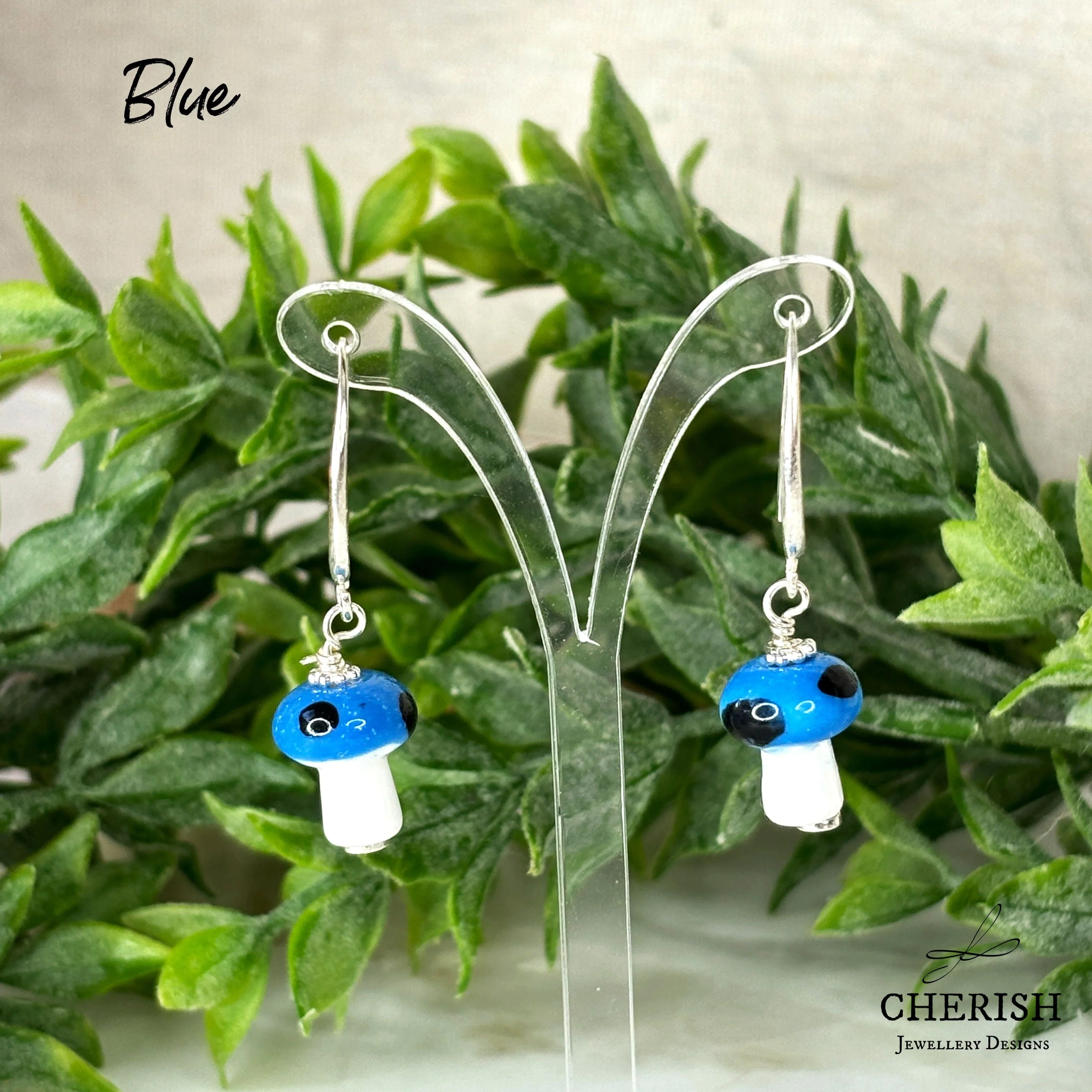 Mini Mushroom Earrings - Image 3