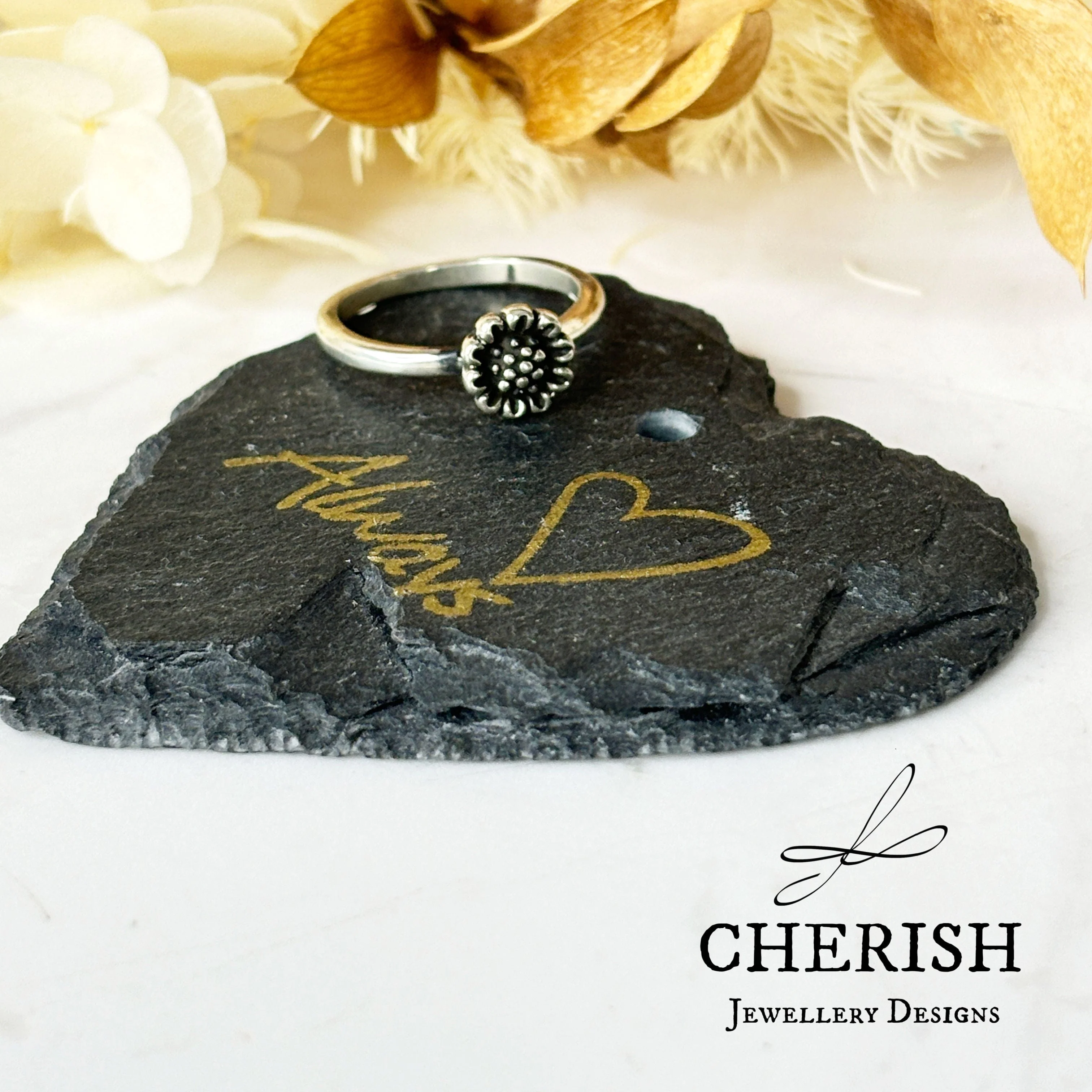 Tiny Flower Ring - Image 2